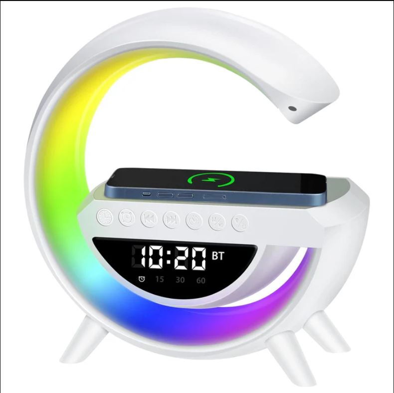 πΆ G Shape Wireless Bluetooth Speaker with LED Night Light & Fast Charging πβ¨