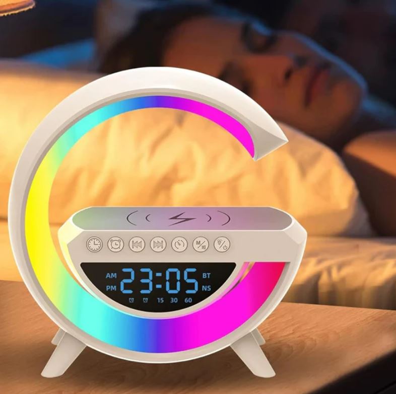 πΆ G Shape Wireless Bluetooth Speaker with LED Night Light & Fast Charging πβ¨