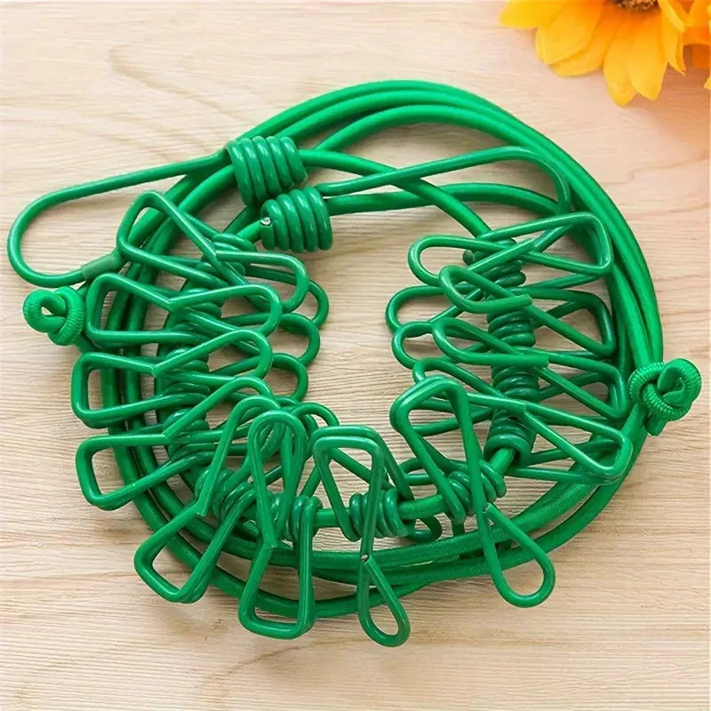 **Elastic Travel Clothesline ā Adjustable, Durable & Portable Drying Rope**