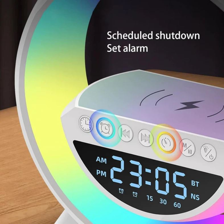 πΆ G Shape Wireless Bluetooth Speaker with LED Night Light & Fast Charging πβ¨