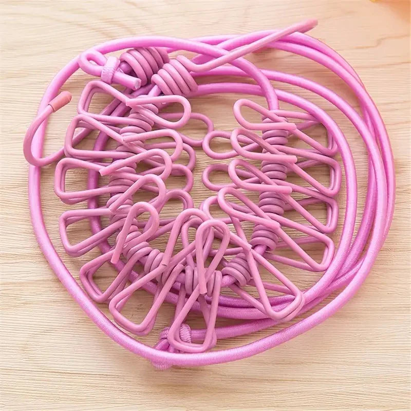 **Elastic Travel Clothesline ā Adjustable, Durable & Portable Drying Rope**