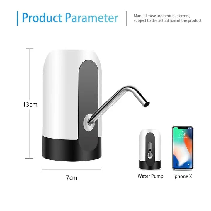 Automatic Water Dispenser Pump – Versatile, Portable & USB Rechargeable