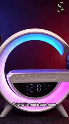 πΆ G Shape Wireless Bluetooth Speaker with LED Night Light & Fast Charging πβ¨