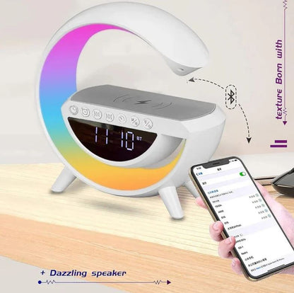 🎶 G Shape Wireless Bluetooth Speaker with LED Night Light & Fast Charging 🔋✨