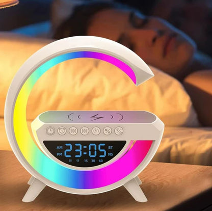 🎶 G Shape Wireless Bluetooth Speaker with LED Night Light & Fast Charging 🔋✨